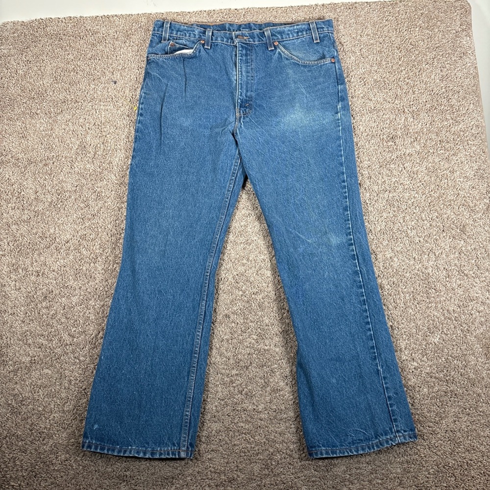Vintage Levis 517 Orange Tab Jeans Mens 36x30 (Tag 38x30) Made in USA Bootcut